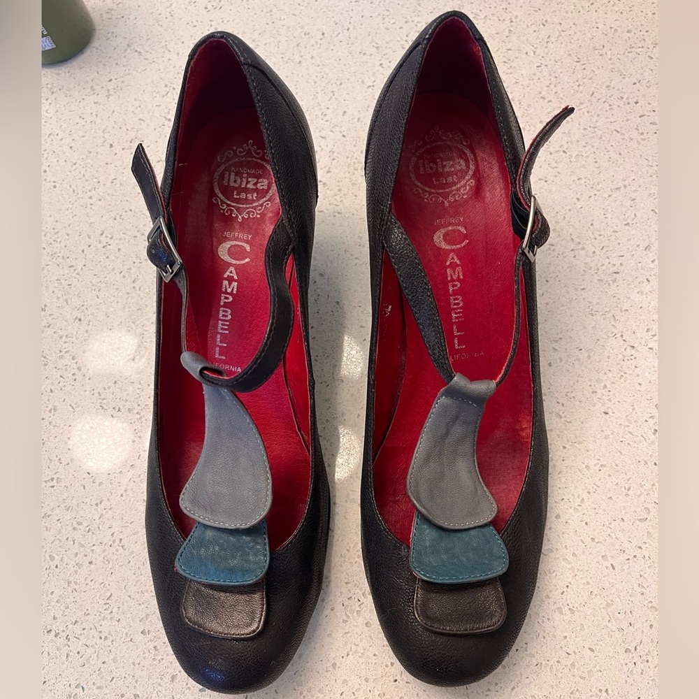 Jeffrey Campbell T-strap heels, 9
